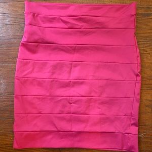 Fashion to Figure Fuschia Bandage Skirt